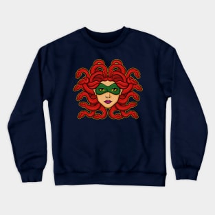 Bad Hairdo Medusa Myth Bad Hair Day gift idea present Crewneck Sweatshirt